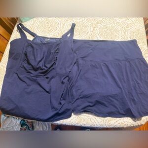 Lands End bathing suit 26w two piece